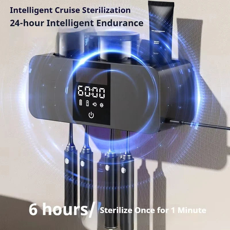 Smart Toothbrush Sanitizer Hub