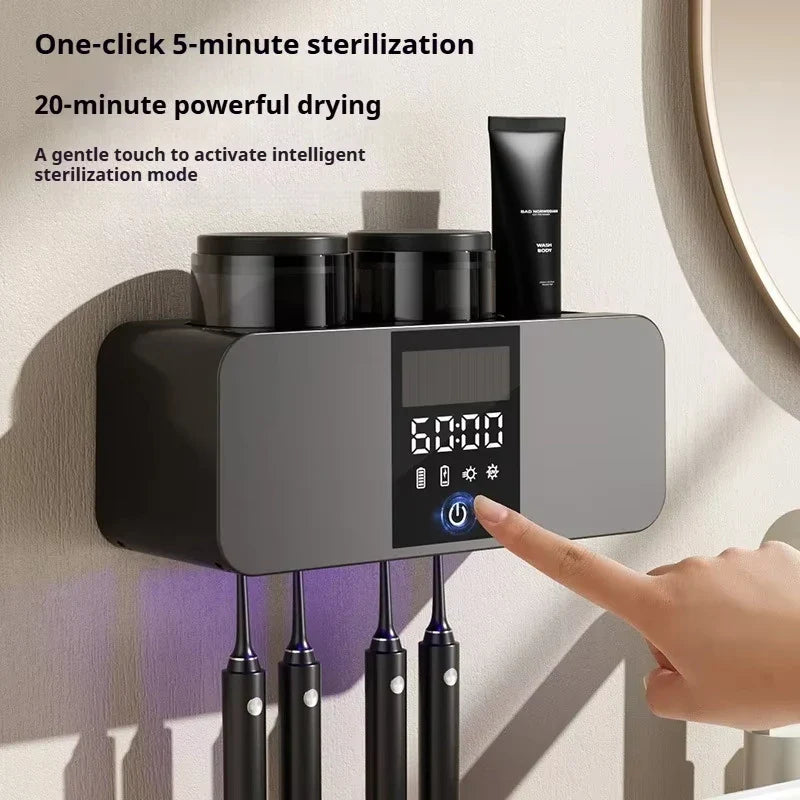 Smart Toothbrush Sanitizer Hub